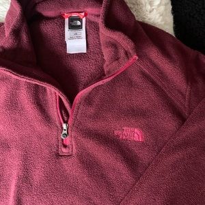 NORTH FACE fleece 1/4 zip